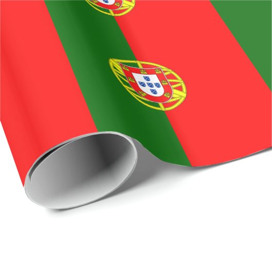 Portugese vlag cadeaupapier (Rol Hoek)