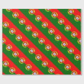 Portugese vlag cadeaupapier (Vlak)