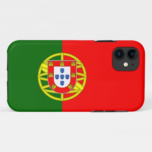 Portugese vlag Case-Mate iPhone case (Achterkant (horizontaal))