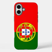Portugese vlag Case-Mate iPhone case (Achterkant)