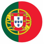 Portugese vlag Cutout Fotobeeldje Sleutelhanger<br><div class="desc">Vlaggen van de naties van de wereld in hoge resolutie voor u om te tonen met trots.</div>