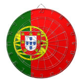 Portugese vlag dartbord (Voorkant)