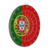 Portugese vlag dartbord (Voorkant Links)