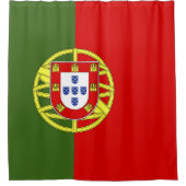 Portugese vlag douchegordijn (Voorkant)