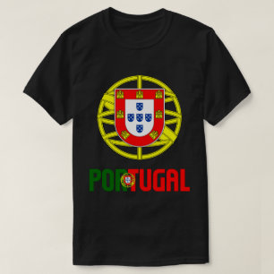 Portugese vlag en wapenschild t-shirt