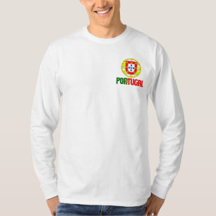 Portugese vlag en wapenschild t-shirt