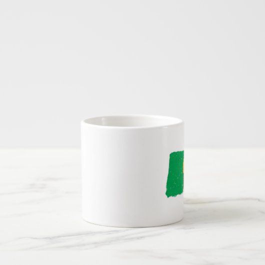 Portugese vlag espresso kop (Voorkant)