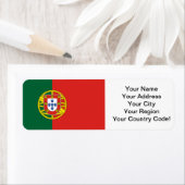 Portugese vlag etiket (Insitu)