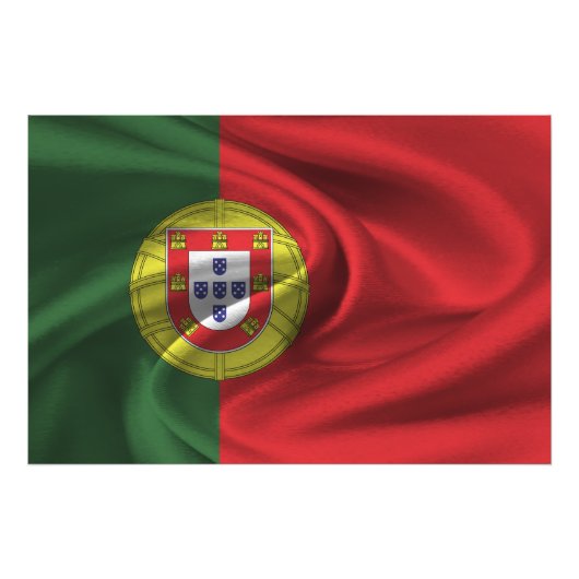 Portugese vlag foto afdruk (Voorkant)