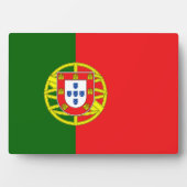 Portugese vlag fotoplaat (voorkant)