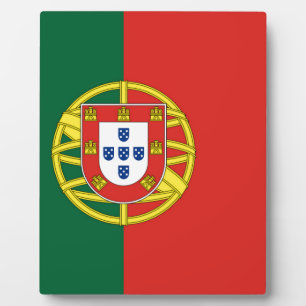 Portugese vlag fotoplaat