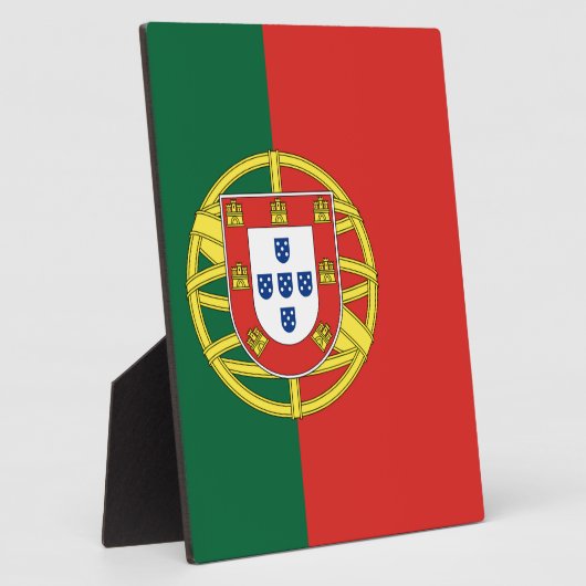 Portugese vlag fotoplaat (Zijkant)
