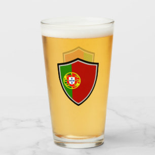 Portugese vlag glas