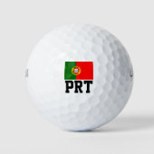 Portugese vlag golfbal | Portugese trots Golfballen (Voorkant)