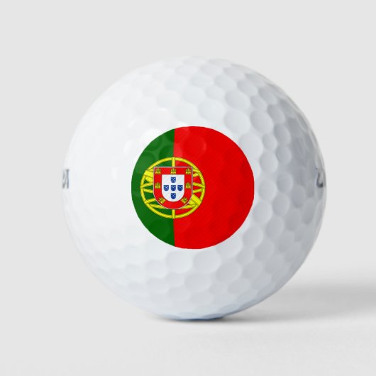 Portugese vlag golfballen (Voorkant)