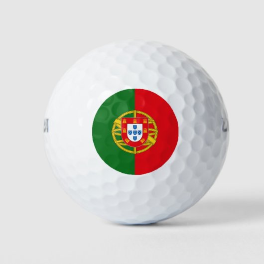 Portugese vlag golfballen (Voorkant)