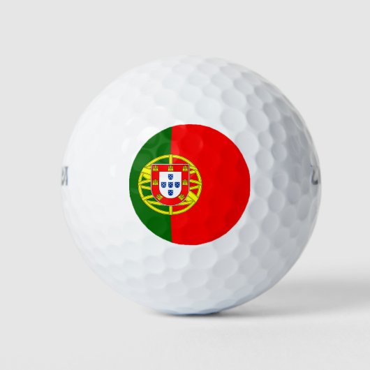 Portugese vlag golfballen (Voorkant)