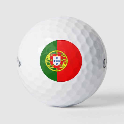 Portugese vlag golfballen (Voorkant)