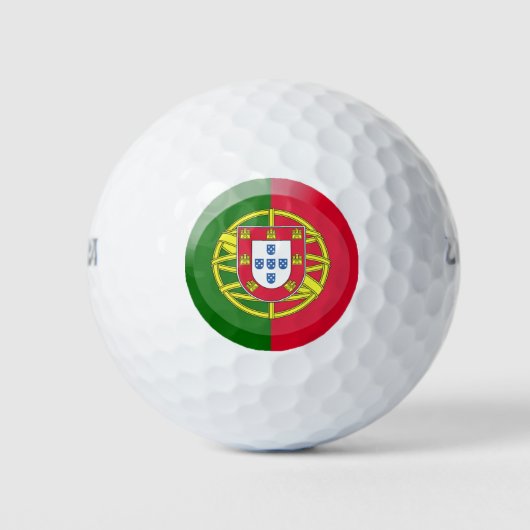 Portugese vlag golfballen (Voorkant)