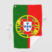 Portugese vlag golfhanddoek (Insitu)