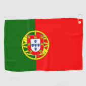 Portugese vlag golfhanddoek (Horizontaal)