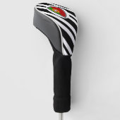 Portugese vlag golfheadcover (Schuin)