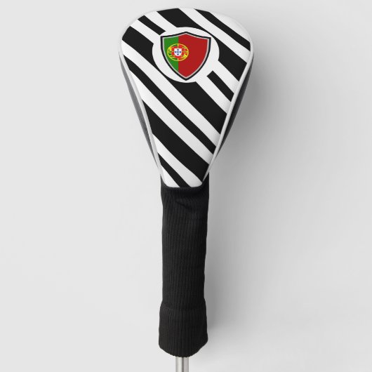 Portugese vlag golfheadcover (Voorkant)