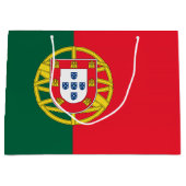 Portugese vlag groot cadeauzakje (Voorkant)