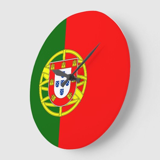 Portugese vlag grote klok (Hoek)
