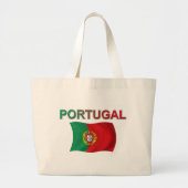 Portugese vlag grote tote bag (Voorkant)