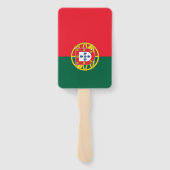 Portugese vlag handwaaier (Achterkant)