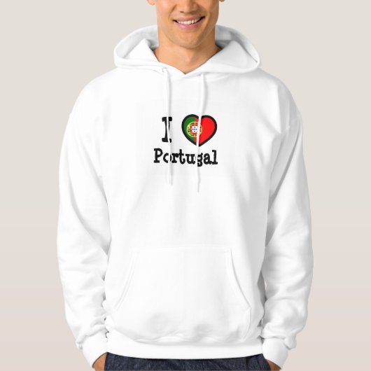 Portugese vlag hoodie (Voorkant)