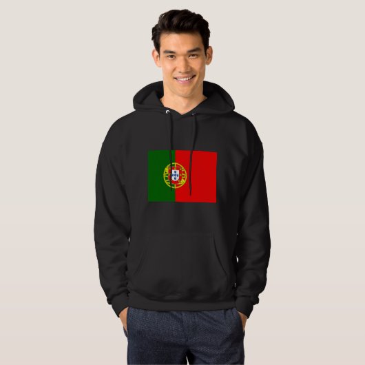 Portugese vlag hoodie (Voorkant volledig)