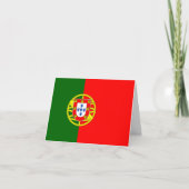 Portugese vlag kaart (Voorkant)