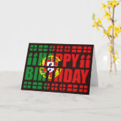 Portugese vlag kaart (Gele Bloem)