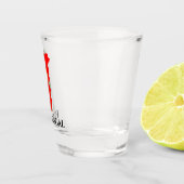 Portugese vlag - Kaart Shot Glas (Rechts)