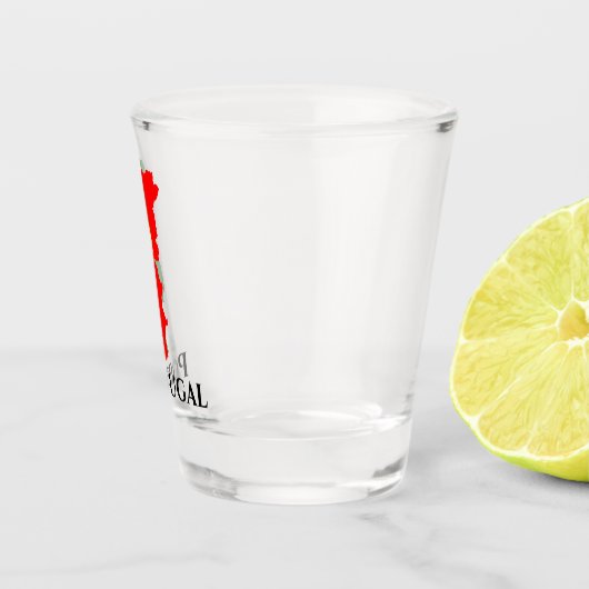 Portugese vlag - Kaart Shot Glas (Rechts)