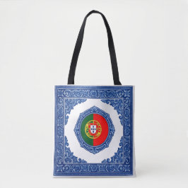 "Portugese vlag": Katoenen tas met bedrukking