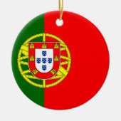Portugese vlag keramisch ornament (Voorkant)