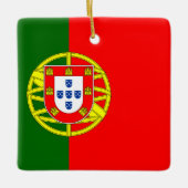 Portugese vlag keramisch ornament (Voorkant)