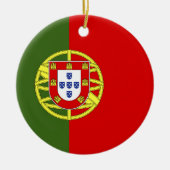 Portugese vlag keramisch ornament (Voorkant)