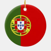 Portugese vlag keramisch ornament (Achterkant)