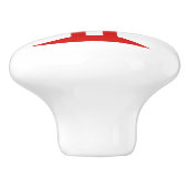 Portugese vlag keramische knop (Zijkant)