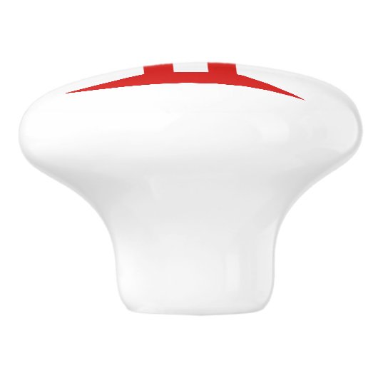 Portugese vlag keramische knop (Zijkant)