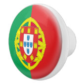 Portugese vlag keramische knop (Rechts)