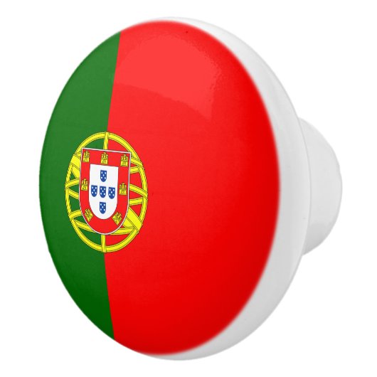 Portugese vlag keramische knop (Rechts)