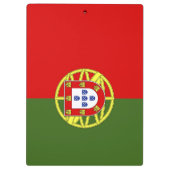 Portugese vlag klembord (Achterkant)