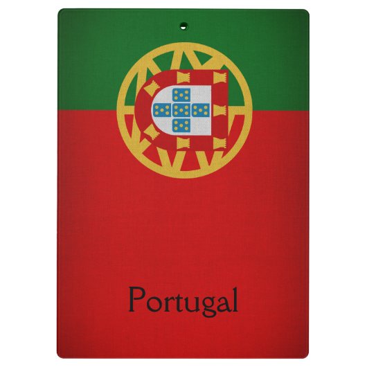 Portugese vlag klembord (Achterkant)
