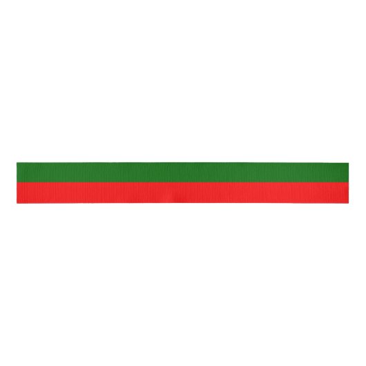 Portugese vlag kleuren lint, patriotten, Portugal Grosgrain Lint (Voorkant)