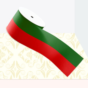 Portugese vlag kleuren lint, patriotten, Portugal Satijnen Lint